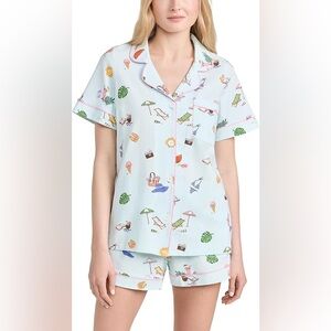 NWT Bedhead Beach Day Printed Pajama Set Sz M